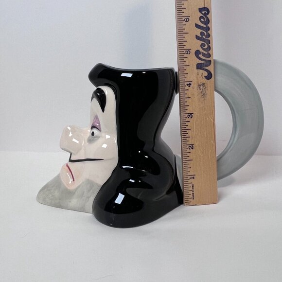 Disney 3D‎ Captain Hook Face Mug Vintage 90s Peter Pan WDW DISNEY Parks - Picture 9 of 14